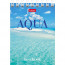 Блокнот А7 мягкая обложка на гребне 60 листов (Hatber) AQUA клетка ассорти арт.60Б7В1гр - 