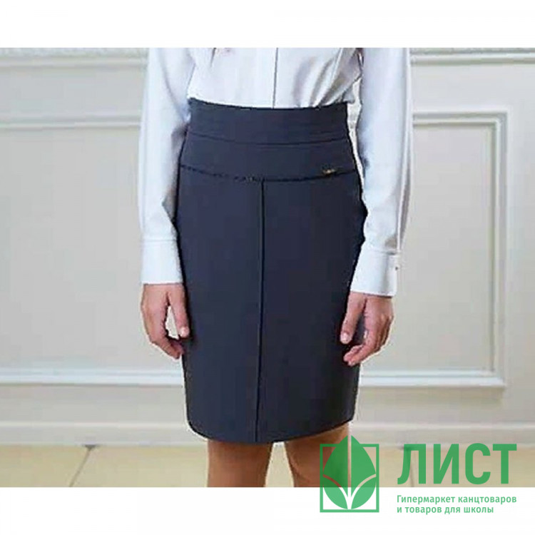 Юбка для девочки (ГЕРМИОНА) ткань 07 арт.4184-07 размер 32/134-44/170 цвет синий