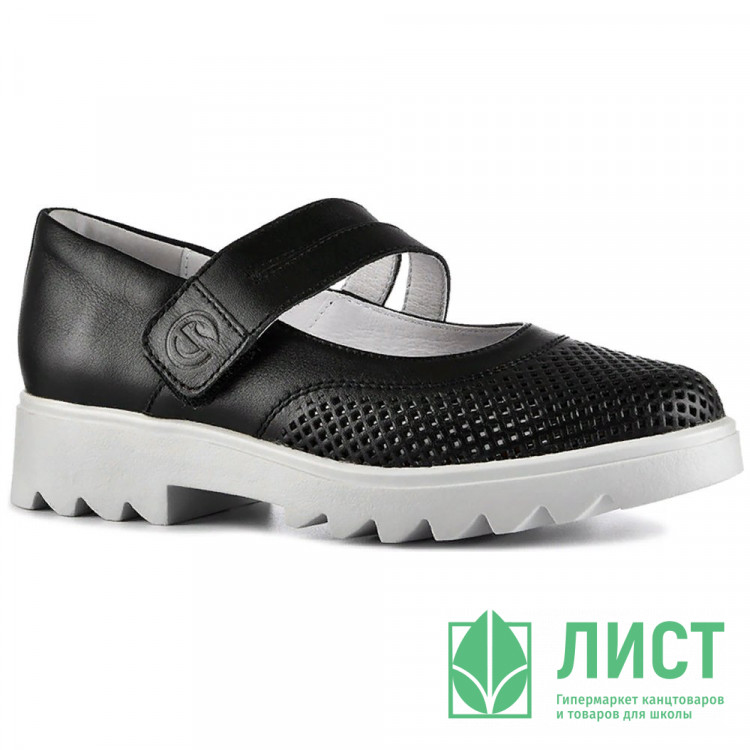 Туфли для девочки (ELEGAMI) черный верх-натуральная кожа подкладка-натуральная кожа артикул 5-525682201