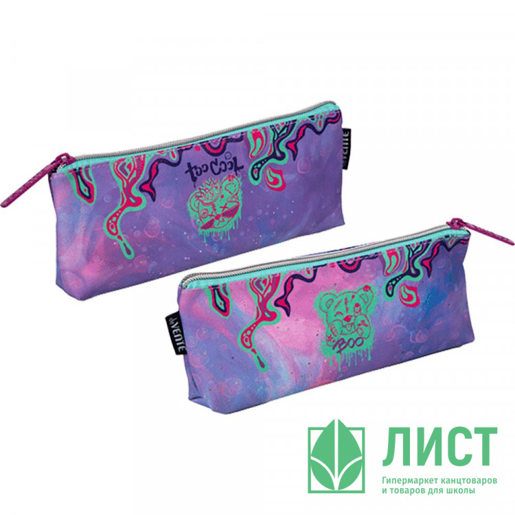 Пенал-косметичка 1 отделение (deVente) Bear King 210x80x35мм арт.7026408