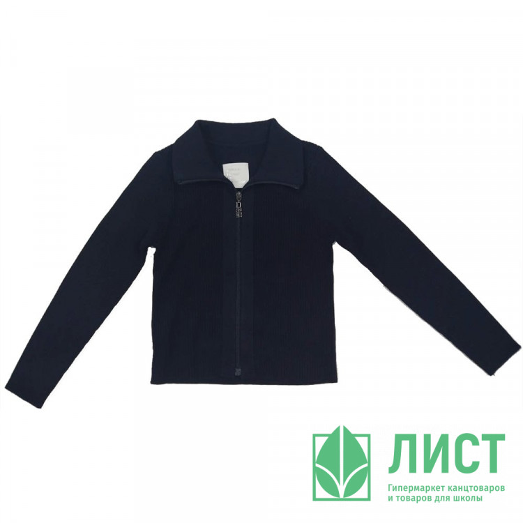 Кардиган для девочки (Делорас) арт.M63507 размер 34/134-46/170 цвет синий