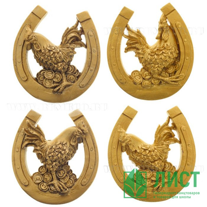 яяяМагнит СИМВОЛ ГОДА "Петух" 5см асс. арт.233913