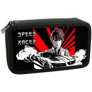 Пенал 2 отделения (ОНИКС) ПКТ 11-20 Аниме гонщик 190х110мм полиэстер арт.86934