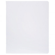 Тетрадь А5 клетка 48 листов скоба (Hatber) SoloMatte Арктический белый soft-touch ламинация запечатанный титульный лист скругленные углы арт.48Т5лВ1