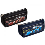 Пенал-косметичка 2 отделения (deVente) Ferrari объемный карман 210x85x70мм ассорти арт.7020582