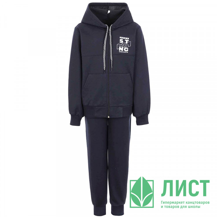 Костюм спортивный для мальчика арт.ТРВ1-4 р.38/146-46/170 цв.синий