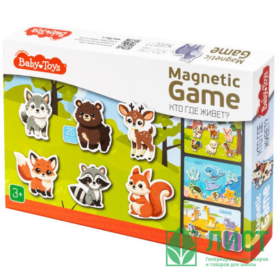 Игра Магнитные истории Кто где живет? (ДК) арт 05591 Игра Магнитные истории Кто где живет? (ДК) арт 05591