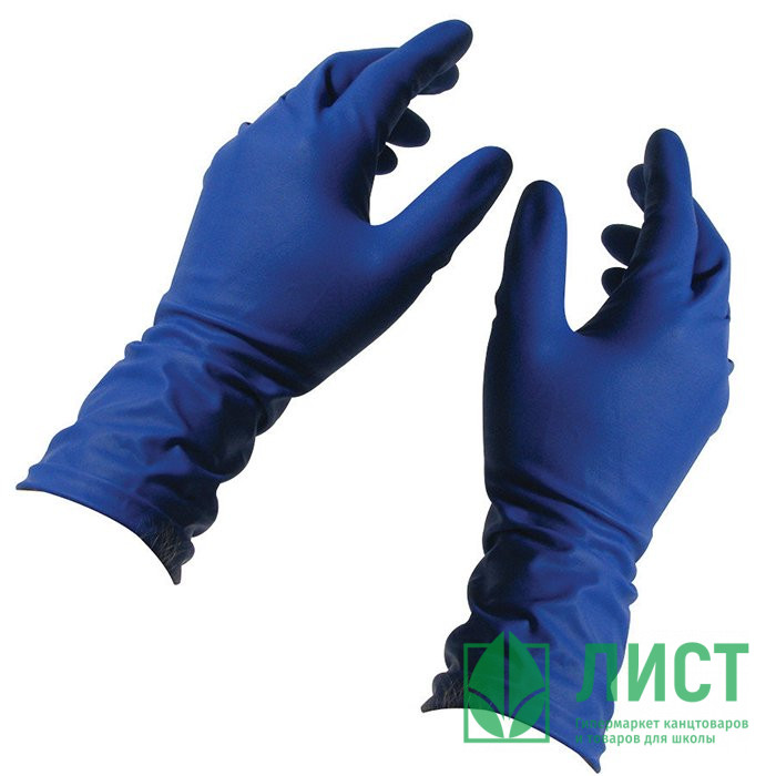 Перчатки латексные High Risk синие  размер XL без индивидуальной упаковки 1 пара 290462