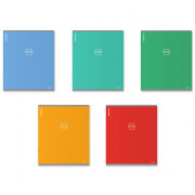 Тетрадь А5 клетка 80 листов скоба (ErichKrause) Think ассорти арт.63287