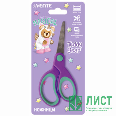 Ножницы детские 130мм прорезиненные ручки (deVENTE) Teddy Bear арт.8010410 Ножницы детские 130мм прорезиненные ручки (deVENTE) Teddy Bear арт.8010410