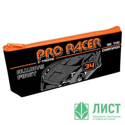 Пенал-косметичка 1 отделение (Оникс) ПМО 32-20 Pro racer 225х80х40мм полиэстр арт.88011 Пенал-косметичка 1 отделение (Оникс) ПМО 32-20 Pro racer 225х80х40мм полиэстр арт.88011