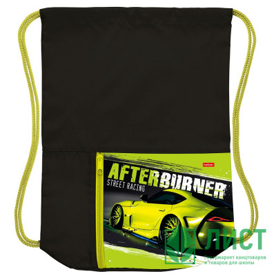 Сумка для сменной обуви 2 отделения (Hatber) Street Racing 340х410мм с карманом арт.NMn_17075 Сумка для сменной обуви 2 отделения (Hatber) Street Racing 340х410мм с карманом арт.NMn_17075