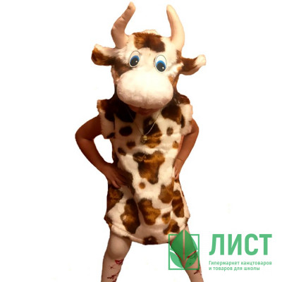 Костюм для девочки Коровка Милка (платье,маска) р.28/110 ткань арт.220-110-56 Костюм для девочки Коровка Милка (платье,маска) р.28/110 ткань арт.220-110-56