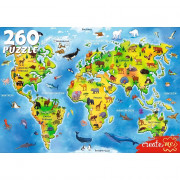 Пазл 260 элементов Животные Земли (РК) арт.ПУ260-8700