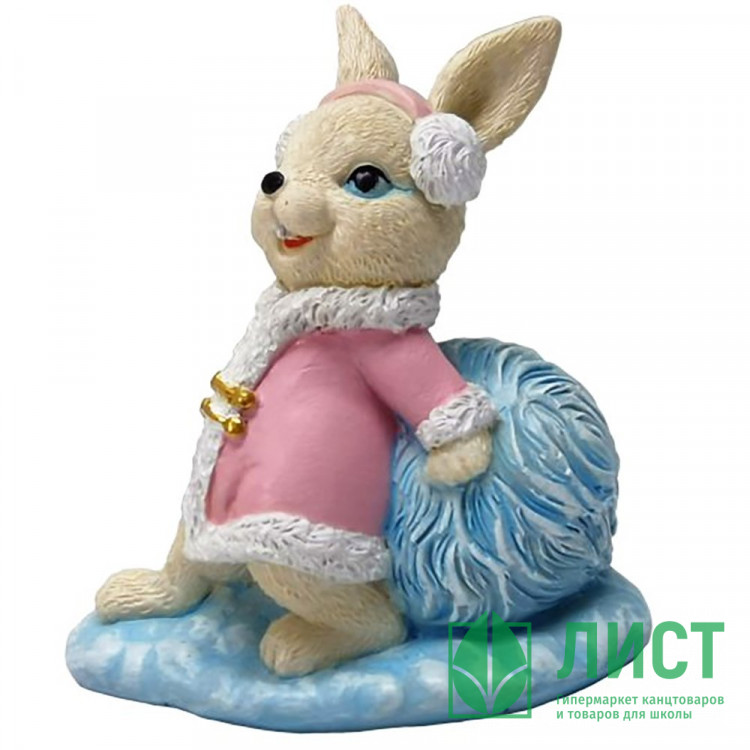 Статуэтка СГ "Заяц в шубке" 7,8см арт.89432