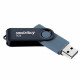 Флеш диск 4GB USB 2.0 Smartbuy Twist Black, черный