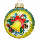 Шар стекло 08см "Колокольчик на веточке" п/у арт.КУ-80-224005/1