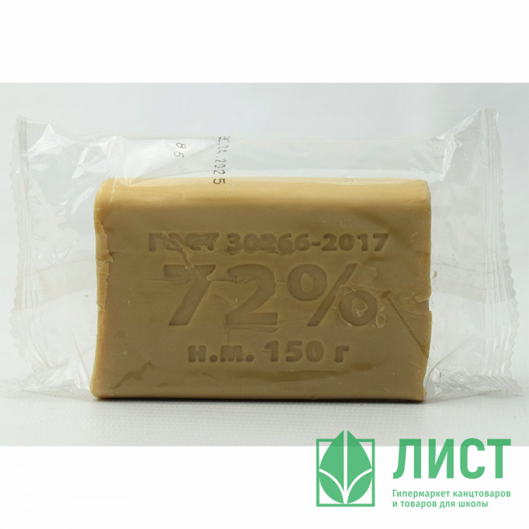 хоз./мыло 72% 150г в прозр об (Калужский МЗ) (Ст.60)