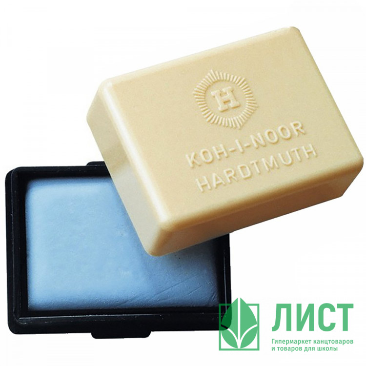 Ластик-клячка (Koh-I-Noor) 6422 37х22х9 мм, Soft,голубой,синтетический каучук арт.6422015007KD/6422015007K