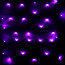 Гирлянда электрическая для дома точечная 3,5м 36LED цвет фиолетовый (зеленый провод) 8режимов арт.130-363 - 