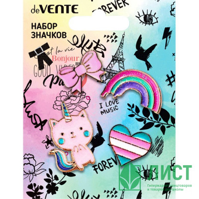 Набор значков (deVENTE) Kitty арт.8092114 Набор значков (deVENTE) Kitty арт.8092114