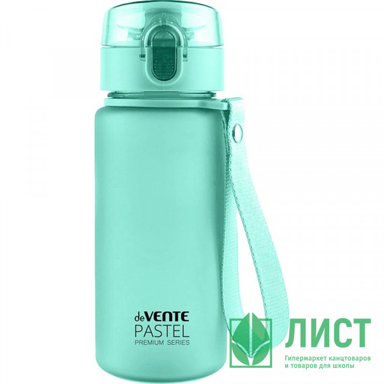 Бутылка 400 мл deVENTE Pastel матовая бирюзовая   арт.8090332