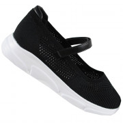 Туфли для девочки (FESS) черный верх-текстиль подкладка-натуральная кожа артикул FL-RL80115TD-4