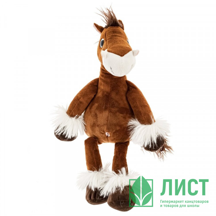 Игрушка мягкая 33см Конь-ждун арт.821618