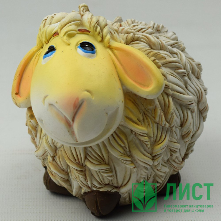 юКопилка СИМВОЛ ГОДА "Овечка" 10см арт.671516