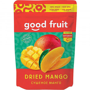 Манго "GOOD FRUIT" 100г сушеное арт.РСС114