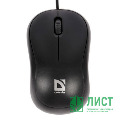 Мышь проводная Defender Patch MS-759 черный,3 кнопки,1000 dpi Мышь проводная Defender Patch MS-759 черный,3 кнопки,1000 dpi