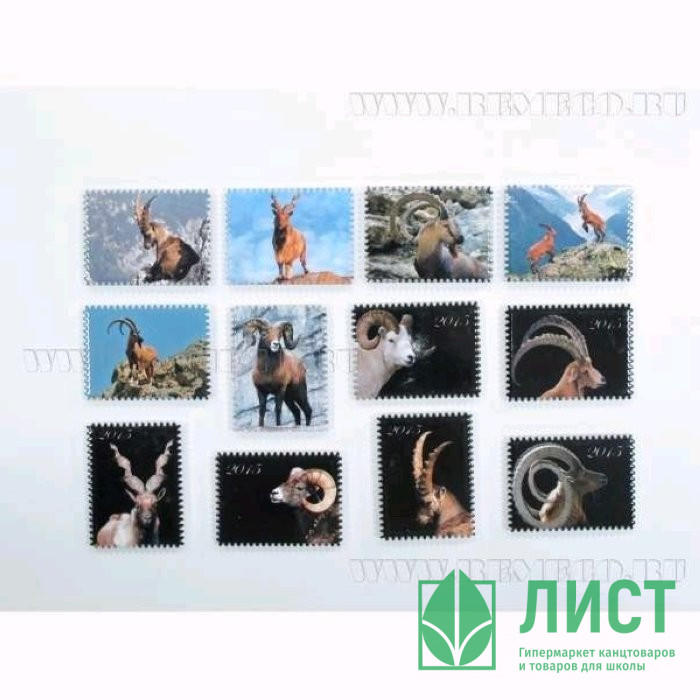 яяяМагнит СИМВОЛ ГОДА "Овечка" 8см арт.671241