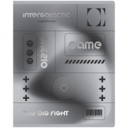 Тетрадь А5 клетка 48 листов скоба (BG) Мой выбор soft-touch ламинация тисненние фольгой ассорти арт.Т5ск48_лс_тф 118