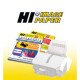 Адресные наклейки Hi-Black 1-дел, А4/20/130г (SAG130-A4-20) глянец.