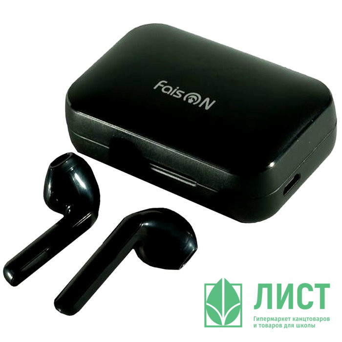 Наушники FaisON X72 Aura,внутриканальные цв.чёрный