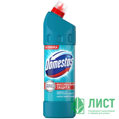 Чистящее средство для сантехники Domestos 1000мл Свежесть атлантики Чистящее средство для сантехники Domestos 1000мл Свежесть атлантики