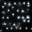 Гирлянда электрическая для дома точечная 5,5м 50LED цвет белый (светлый провод) 8режимов арт.127-015 - 