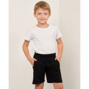 Шорты спортивные для мальчика арт.1407 размер 32/128--42/158 цвет черный