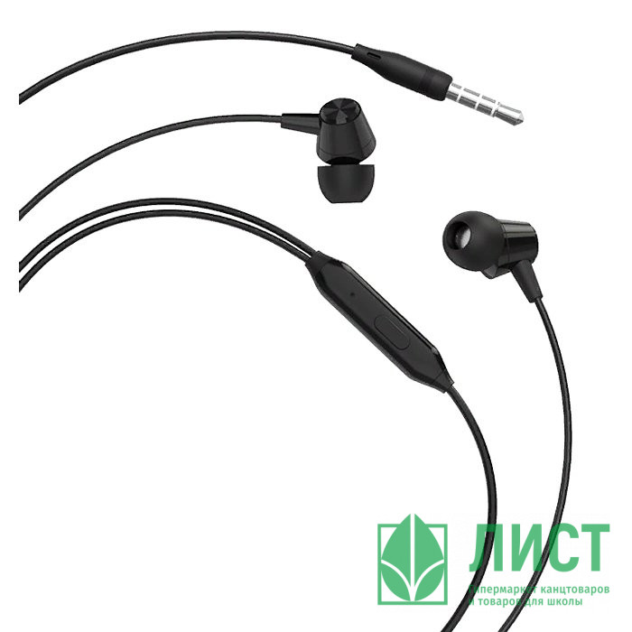 Наушники Borofone BM20,DasMelody,внутриканальные цв.черный