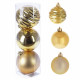 Набор шаров 08см 03шт/наб. "Трио фентези" цв.золото арт.722945