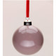 Шар пластик 06см глянец цв.бледно красно фиолетовый 117 арт.РШ5717