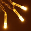 Гирлянда электрическая для дома занавес Дождь 1,5*2,5м 360LED цвет теплый белый (светлый провод) 8режимов (можно соединять) арт.131-029 - 