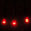Гирлянда электрическая для дома точечная 13м 152LED цвет красный (зеленый провод) 8режимов (можно соединять) арт.120-067 - 