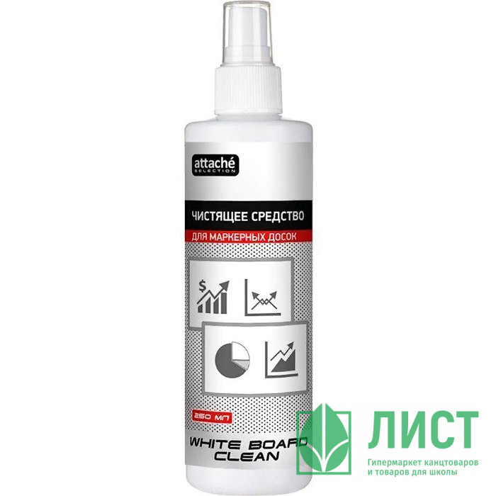 Спрей для чистки маркерных досок Attache Selection (250мл) арт.134430