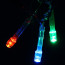 Гирлянда электрическая для дома точечная 5,5м 50LED цвет мульти (светлый провод) 8режимов арт.127-013 - 