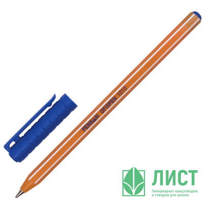 Ручка шариковая не прозрачный корус (Pensan) OFFICEPEN 1010 синяя/масло/конус, 1,0мм шестигранная корп арт.1010/60BLUE (Ст.60) Ручка шариковая не прозрачный корус (Pensan) OFFICEPEN 1010 синяя/масло/конус, 1,0мм шестигранная корп арт.1010/60BLUE (Ст.60)