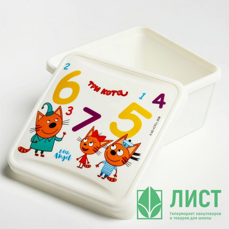 Ланч-бокс 0,45л "Три кота.Обучайка" арт.4097664