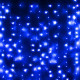 Гирлянда эл.д/дома занавес Дождь 1,5*2,5м 360LED (св.провод) цв.синий 8реж. арт.131-031
