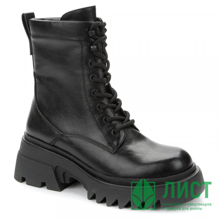 Ботинки для девочек зимние (BETSY) черный верх-искусственная кожа подкладка -байка артикул 938045/05-01