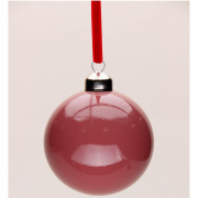 Шар пластик 08см глянцевый цв.вишневый 114 арт.РШ2514